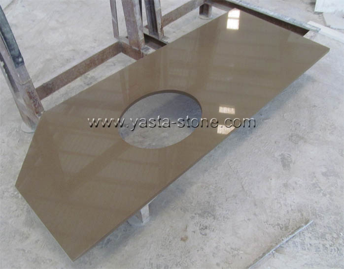 Brown Quartz Vanity Tops